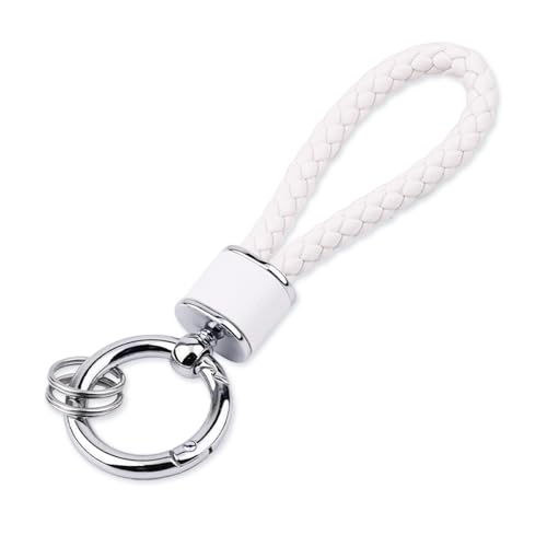 Porte-clés Fmeida pour femmes Porte-clés tricotés à la main Porte-clés de voiture simples Accessoires de clés de mode