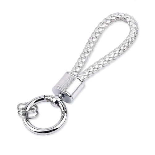 Porte-clés Fmeida pour femmes Porte-clés tricotés à la main Porte-clés de voiture simples Accessoires de clés de mode