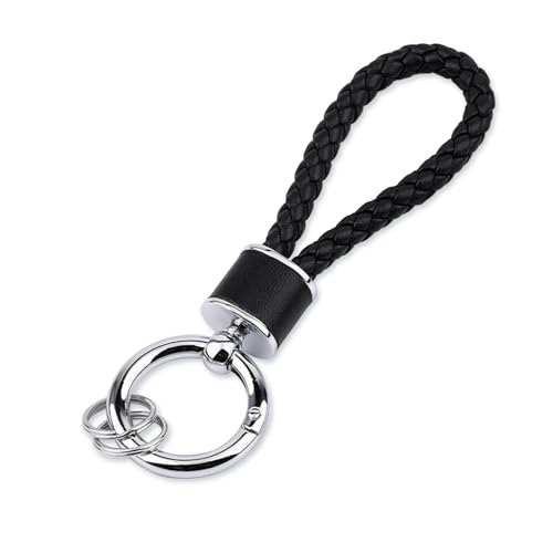 Porte-clés Fmeida pour femmes Porte-clés tricotés à la main Porte-clés de voiture simples Accessoires de clés de mode