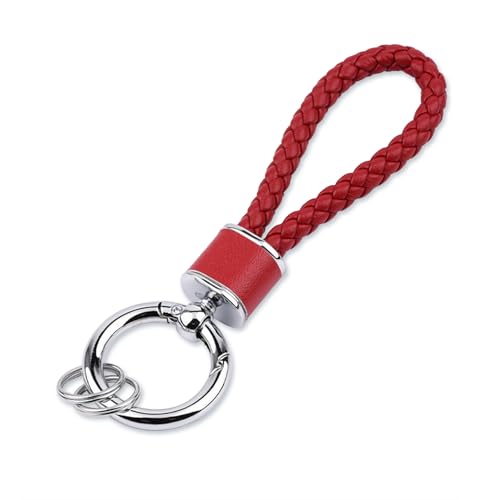 Porte-clés Fmeida pour femmes Porte-clés tricotés à la main Porte-clés de voiture simples Accessoires de clés de mode