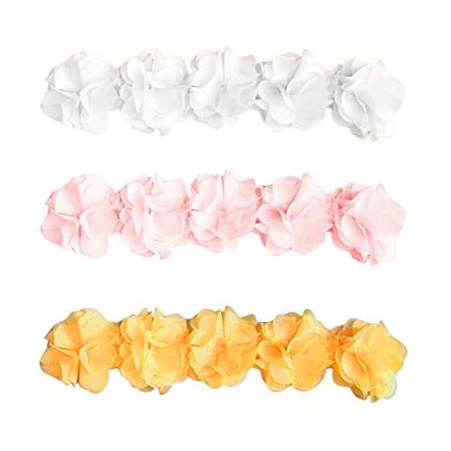 Fmeida Flower Crown Baby Headbands Newborn Floral Birthday Headbands for 4-24 Months