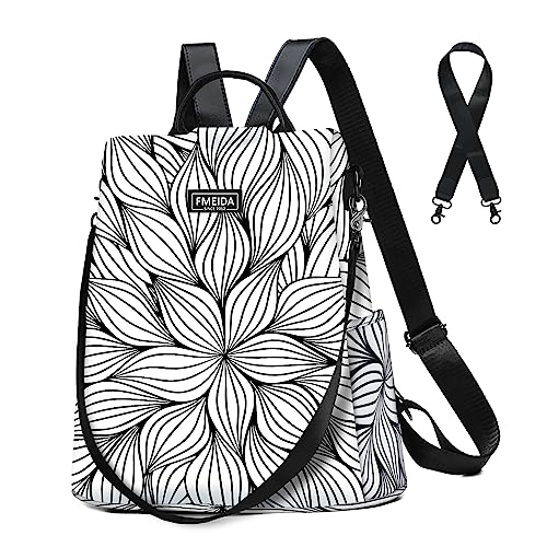 Fmeida Backpack Purses for Women Anti-Theft Travel Backpack Waterproof Daypack Fashionable Convertible Backpack for College Office Supplies